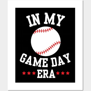 Funny In My Baseball Ball Game Day Era Cool Baseball Player Boys Girls Kids Posters and Art